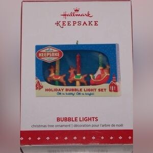 Hallmark Keepsake Holiday Bubble Light Set - Red and Green